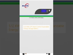 5.12 KWh LFP batterie de stockage d'énergie à commande intelligente élargie